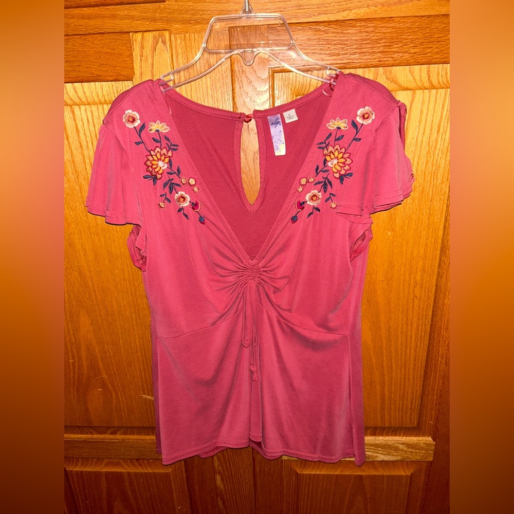 Pink Floral Top